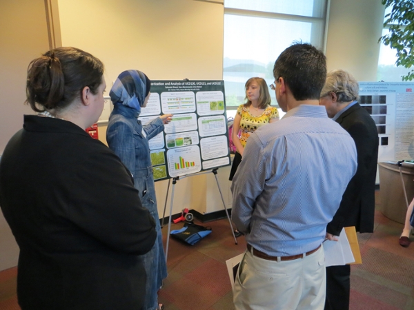 students at symposium